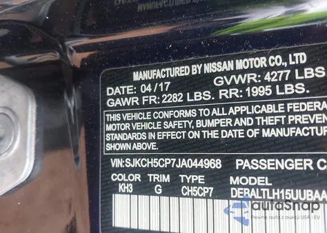 2018 Infiniti Qx30 Sport from USA, damaged, VIN SJKCH5CP7JA044968